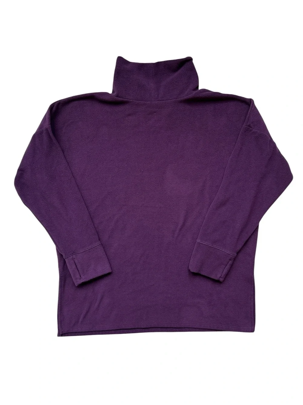 Cuddl Duds Fleecewear With Stretch Funnel Neck Tunic Size Large in GUC